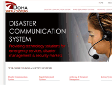 Tablet Screenshot of doha.co.za
